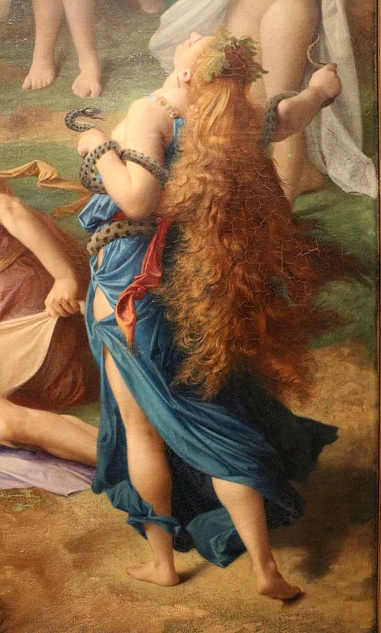 La morte di Orfeo - Musée d'Orsay, Parigi, dettaglio